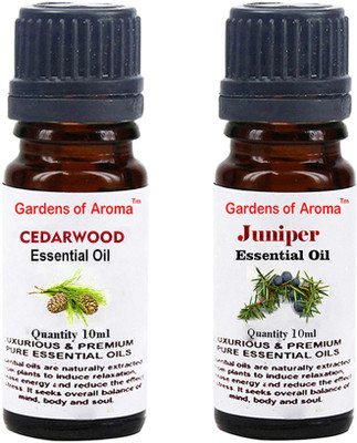 Gardens Of Aroma Cedarwood Essential Oil And Juniper Essential Oil(20 ml)