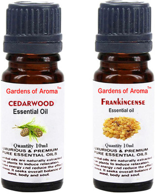 Gardens Of Aroma Cedarwood Essential Oil And Frankincense Essential Oil(20 ml)