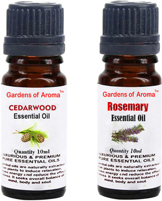 Gardens Of Aroma Cedarwood Essential Oil And Rosemary Essential Oil(20 ml)
