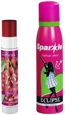 Avon Anew aturals Lip Balm Cherry (4.5 g) With one sparkle perfume spray 150 ml(Set of 2)
Avon Anew aturals Lip Balm Cherry (4.5 g) With one sparkle perfume spray 150 ml(Set of 2)