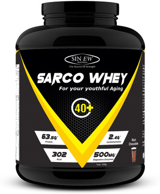 Sinew Nutrition Sarco Whey Protein with Digestive Enzyme Whey Protein(2 kg, Chocolate)
Sinew Nutrition Sarco Whey Protein with Digestive Enzyme Whey Protein(2 kg, Chocolate)