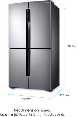 Samsung 680 L Frost Free French Door Bottom Mount Refrigerator(Easy Clean Steel, RF60J9090SL/TL)
Samsung 680 L Frost Free French Door Bottom Mount Refrigerator(Easy Clean Steel, RF60J9090SL/TL)