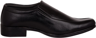 Camro Camro Black Formal Slip On Shoes For Men Slip On For Men(Black