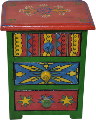 Desert Overseas Wooden Multicolor Hand Painted 3 Drawer Box Vertical Mulri Use Vanity Box(Multicolor)
Desert Overseas Wooden Multicolor Hand Painted 3 Drawer Box Vertical Mulri Use Vanity Box(Multicolor)
