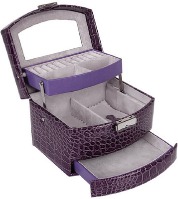 Medetai Women Makeup Carrying Case Casket Jewelry Leather Organizer Storage Display Packaging Rack Box Wedding Decoration Gift JEWELLERY BOX, MAKEUP BOX, MULTIURPOSE BOX Vanity Box(Purple)
Medetai Women Makeup Carrying Case Casket Jewelry Leather Organizer Storage Display Packaging Rack Box Wedding Decoration Gift JEWELLERY BOX, MAKEUP BOX, MULTIURPOSE BOX Vanity Box(Purple)