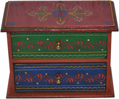Desert Overseas Wooden Multicolor Hand Painted 2 Drawer Box Mulri Use Vanity Box(Multicolor)
Desert Overseas Wooden Multicolor Hand Painted 2 Drawer Box Mulri Use Vanity Box(Multicolor)