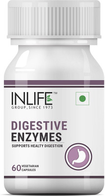 Inlife Digestive Enzymes Supplement for Digestive Support - 60 Vegetarian Capsules(60 No)
Inlife Digestive Enzymes Supplement for Digestive Support - 60 Vegetarian Capsules(60 No)
