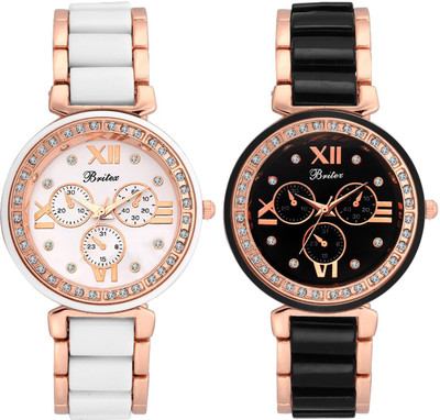 Britex BT4123+BT4124 LA Magnifique~ RoseGold Multi Color DIal Pack of 2 Analog Watch - For Men
Britex BT4123+BT4124 LA Magnifique~ RoseGold Multi Color DIal Pack of 2 Analog Watch - For Men