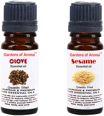 Gardens Of Aroma Clove Essential Oil And Sesame Essential Oil(20 ml)