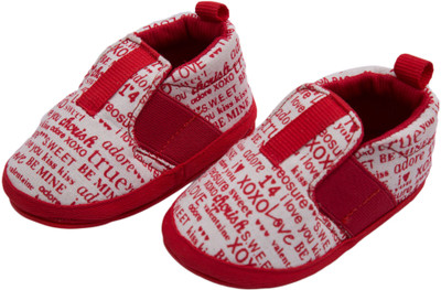 Kidofash BOOTIES-602 Booties(Toe to Heel Length - 12 cm Red)