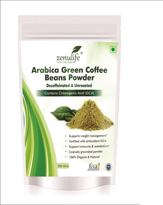 zenulife Organic Green Coffee beans Powder for Weight Management 250 GM Instant Coffee(250 g)
zenulife Organic Green Coffee beans Powder for Weight Management 250 GM Instant Coffee(250 g)