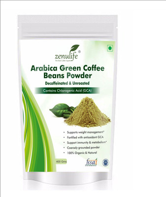 zenulife Organic Green Coffee beans Powder for Weight Management 400 GM Instant Coffee(400 g)
zenulife Organic Green Coffee beans Powder for Weight Management 400 GM Instant Coffee(400 g)