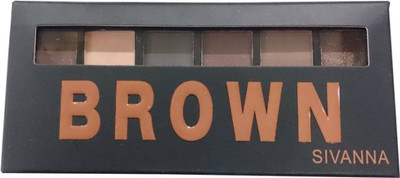 Sivanna Colors Matte & Shimmer Eyeshadow 7G (Brown) 7 g(03)