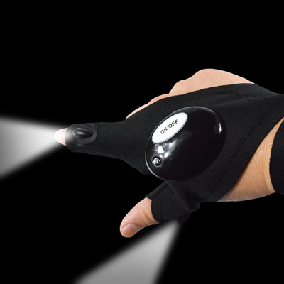 XYDROZEN ® LED Glove Flashlight Torch Cover with 2 LED light LED Headlamp(Taupe), Black
XYDROZEN ® LED Glove Flashlight Torch Cover with 2 LED light LED Headlamp(Taupe), Black