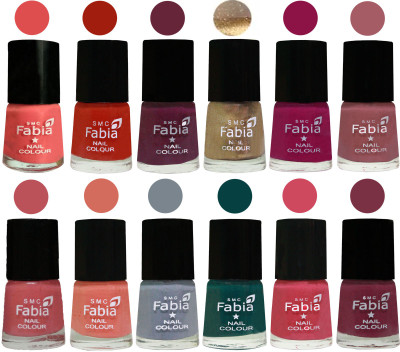 Fabia Matte Nail Polish Exclusive Combo Salmon, Shock Orange Red, Mulberry, Golden, Raspberry, Lip, Bazooka Joe, Light Peach, Wild Gray Yonder, Dark Green, Shock Pink, Plum(Pack of 12)
Fabia Matte Nail Polish Exclusive Combo Salmon, Shock Orange Red, Mulberry, Golden, Raspberry, Lip, Bazooka Joe, Light Peach, Wild Gray Yonder, Dark Green, Shock Pink, Plum(Pack of 12)