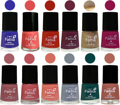 Fabia Matte Nail Polish Exclusive Combo Shock Blue, Salmon, Shock Orange Red, Mulberry, Golden, Raspberry, Lip, Bazooka Joe, Light Peach, Wild Gray Yonder, Dark Green, Coarl(Pack of 12)
Fabia Matte Nail Polish Exclusive Combo Shock Blue, Salmon, Shock Orange Red, Mulberry, Golden, Raspberry, Lip, Bazooka Joe, Light Peach, Wild Gray Yonder, Dark Green, Coarl(Pack of 12)