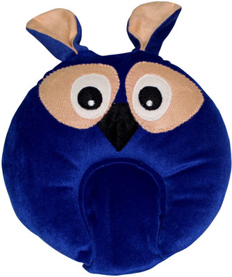 My Little Champ Owl embroidery Baby Pillow Pack of 1(Blue)