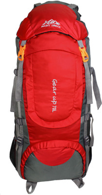 Mount Track Gear Up Rucksack, Hiking & trekking Backpack with Rain Cover Rucksack - 70(Red, Grey), Grey;red
Mount Track Gear Up Rucksack, Hiking & trekking Backpack with Rain Cover Rucksack - 70(Red, Grey), Grey;red