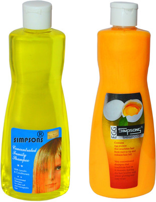 Simpsons concentrated and Egg shampoo with lanolin and conditioners(1000 ml)