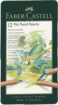 Faber-Castell Color pencil Pitt Pastel tin of 12 (#112112) Round Shaped Color Pencils(Set of 12, Multicolor)
Faber-Castell Color pencil Pitt Pastel tin of 12 (#112112) Round Shaped Color Pencils(Set of 12, Multicolor)