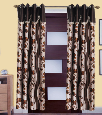 Excel Bazaar 214 cm (7 ft) Polyester Door Curtain (Pack Of 2)(Floral, Brown)
Excel Bazaar 214 cm (7 ft) Polyester Door Curtain (Pack Of 2)(Floral, Brown)