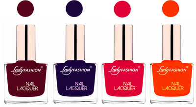 Lady Fashion Neon Nail Polish Combo Maroon,Blue,Sweet Red,Juicy Orange(Pack of 4)
Lady Fashion Neon Nail Polish Combo Maroon,Blue,Sweet Red,Juicy Orange(Pack of 4)