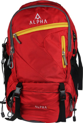 ALPHA TRENDS Unisex Travel Backpack Outdoor Trekking, Hiking, Camping Bag, Rucksack, Lightweight & Longlife - 50 Ltr, 5 Compartments with Zippers/Sliders colour - Red/Black/Yellow Rucksack - 50 L(Red)
ALPHA TRENDS Unisex Travel Backpack Outdoor Trekking, Hiking, Camping Bag, Rucksack, Lightweight & Longlife - 50 Ltr, 5 Compartments with Zippers/Sliders colour - Red/Black/Yellow Rucksack - 50 L(Red)