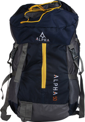 ALPHA TRENDS Unisex Travel Backpack Outdoor Trekking, Hiking, Camping Bag, Rucksack, Lightweight & Longlife - 50 Ltr, 5 Compartments with Zippers/Sliders colour - Blue/Yellow Rucksack - 50 L(Blue)
ALPHA TRENDS Unisex Travel Backpack Outdoor Trekking, Hiking, Camping Bag, Rucksack, Lightweight & Longlife - 50 Ltr, 5 Compartments with Zippers/Sliders colour - Blue/Yellow Rucksack - 50 L(Blue)