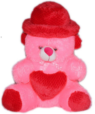 megashine attractive multicolor teddy bear with cap and heart(60 cm) - 60 cm(pink)
megashine attractive multicolor teddy bear with cap and heart(60 cm) - 60 cm(pink)