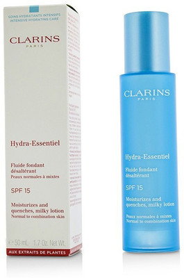 Clarins Hydra-Essentiel Moisturizes & Quenches Milky Lotion SPF 15 - Normal to Combination Skin(50 ml)
Clarins Hydra-Essentiel Moisturizes & Quenches Milky Lotion SPF 15 - Normal to Combination Skin(50 ml)