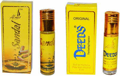 Almas SANDAL & DEEDS GOLD fascinating pocket Extrait De Parfum - 16 ml(For Men & Women)
Almas SANDAL & DEEDS GOLD fascinating pocket Extrait De Parfum - 16 ml(For Men & Women)