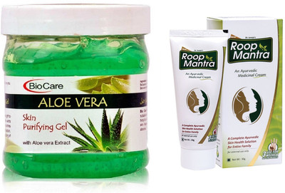 Roop Mantra Ayurvedic Fairness Face Cream 30g and Biocare Aloe Vera Gel 500ml(Set of 2)
Roop Mantra Ayurvedic Fairness Face Cream 30g and Biocare Aloe Vera Gel 500ml(Set of 2)