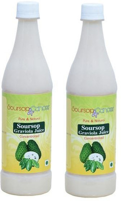 Soursop4Cancer Soursop Fruit Juice - 700ml - 30Days pack | Graviola | Laxman Phal | Guyabano(700 ml, Pack of 2)
Soursop4Cancer Soursop Fruit Juice - 700ml - 30Days pack | Graviola | Laxman Phal | Guyabano(700 ml, Pack of 2)