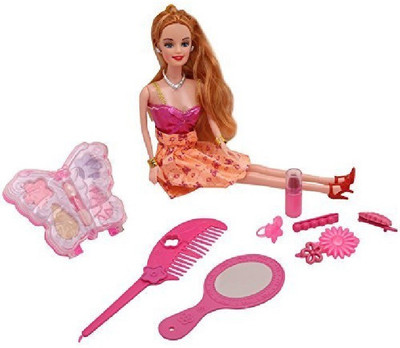 Baby Tintin Beautiful Miss India Doll Set with Accessories, Makeup Doll Set Wardrobe Dresses Combo Doll Set for girls(Multicolor)
Baby Tintin Beautiful Miss India Doll Set with Accessories, Makeup Doll Set Wardrobe Dresses Combo Doll Set for girls(Multicolor)
