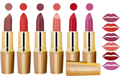 Rythmx Creamy Shining Lipstick For Women Regular Use (Set Of 6 Pcs) 26(Cirap Brown, Orange, Dark Brown, Brick Pink, Tomato Red, Purple, 24 g)
Rythmx Creamy Shining Lipstick For Women Regular Use (Set Of 6 Pcs) 26(Cirap Brown, Orange, Dark Brown, Brick Pink, Tomato Red, Purple, 24 g)