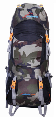 NORDSTROM 0109 Climate Proof Mountain/Hiking/trekking/Campaign /Backpack 75 Ltrs Camouflage & Black with Padded Laptop Sleeve & Rain Cover Rucksack - 75 L(Multicolor)
NORDSTROM 0109 Climate Proof Mountain/Hiking/trekking/Campaign /Backpack 75 Ltrs Camouflage & Black with Padded Laptop Sleeve & Rain Cover Rucksack - 75 L(Multicolor)