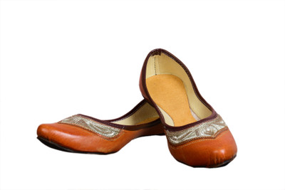 JSK DIGTAL GLOBAL CO Mojaris For Women(Tan