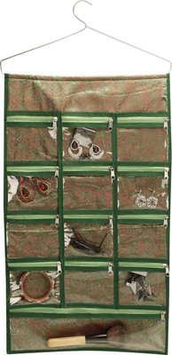 E-Retailer Multifunction Wardrobe 13 Pockets Wall Hanging Organizer Dressing Kit & Jewellery Sorting Storage Bag / Door Wall Hanging Organizer ( Parrot Green) Vanity Box(Green)
E-Retailer Multifunction Wardrobe 13 Pockets Wall Hanging Organizer Dressing Kit & Jewellery Sorting Storage Bag / Door Wall Hanging Organizer ( Parrot Green) Vanity Box(Green)