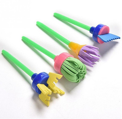 DELITE Creative paint Mini brushes , patterns drawing design DIY do it yourself , pack of 4
DELITE Creative paint Mini brushes , patterns drawing design DIY do it yourself , pack of 4