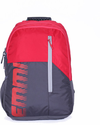 EMMI BAGS Zig Zag Red 23L Backpack 23 L Backpack(Red, Blue)