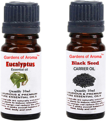 Gardens Of Aroma Eucalyptus Essential Oil And Black Seed carrier Oil(20 ml)
Gardens Of Aroma Eucalyptus Essential Oil And Black Seed carrier Oil(20 ml)
