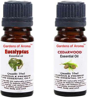 Gardens Of Aroma Eucalyptus Essential Oil And Cedarwood Essential Oil(20 ml)