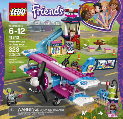 Lego Heartlake City Airplane Tour (323 Pcs)(Multicolor)