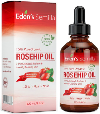 Eden's Semilla 100% Pure Rosehip Oil - 4 OZ - Certified ORGANIC - Cold pressed & unrefined - NON Greasy HIGH absorbency - Use daily - Anti ageing, nourishes, hydrates and visibly reduces fine lines, scars, stretch marks and skin pigmentations - Suitable f
Eden's Semilla 100% Pure Rosehip Oil - 4 OZ - Certified ORGANIC - Cold pressed & unrefined - NON Greasy HIGH absorbency - Use daily - Anti ageing, nourishes, hydrates and visibly reduces fine lines, scars, stretch marks and skin pigmentations - Suitable f