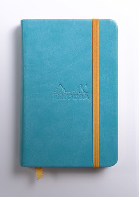 Rhodia A6 Note Book(118627C rama Turquoise Blue Clothbound Blank Notebook - A6 - 140 mm x 90 mm, Turquoise Blue)
Rhodia A6 Note Book(118627C rama Turquoise Blue Clothbound Blank Notebook - A6 - 140 mm x 90 mm, Turquoise Blue)