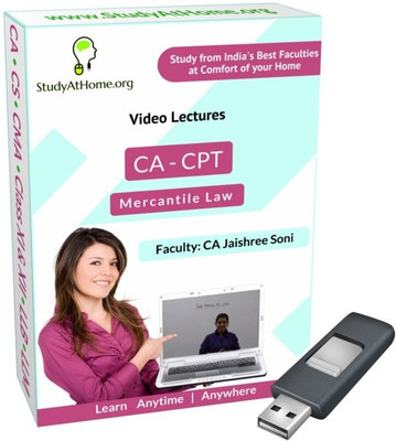 StudyAtHome.org CA CPT - Mercantile Law Video Lectures(Pendrive) 
StudyAtHome.org CA CPT - Mercantile Law Video Lectures(Pendrive)
