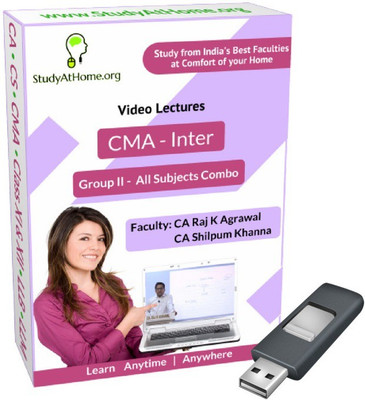 StudyAtHome.org CMA Inter - Group II All Subjects Video Lectures Combo(Pendrive)
StudyAtHome.org CMA Inter - Group II All Subjects Video Lectures Combo(Pendrive)
