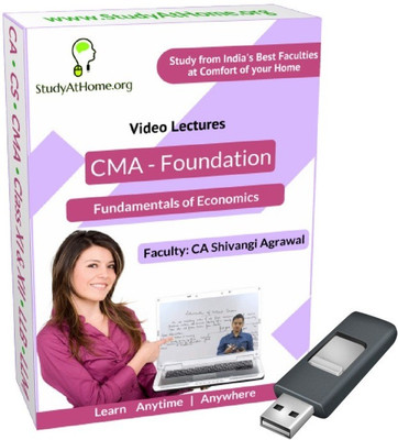 StudyAtHome.org CMA Foundation - Fundamentals of Economics Video Lectures(Pendrive)
StudyAtHome.org CMA Foundation - Fundamentals of Economics Video Lectures(Pendrive)