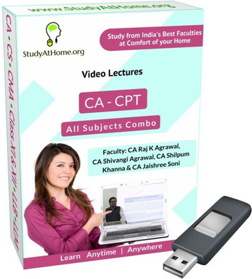 StudyAtHome.org CA CPT - All Subjects Video Lectures Combo(Pendrive)