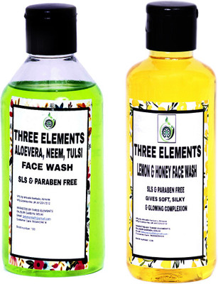 Three Elements Lemon Honey & Aloevera, Neem, Tulsi (SLS & Paraben Free ) Face Wash(210 ml)
Three Elements Lemon Honey & Aloevera, Neem, Tulsi (SLS & Paraben Free ) Face Wash(210 ml)